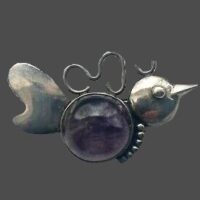 Franz Bergmann modernist silver jewelry