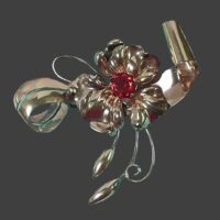 Signed Regel vintage costume jewelry